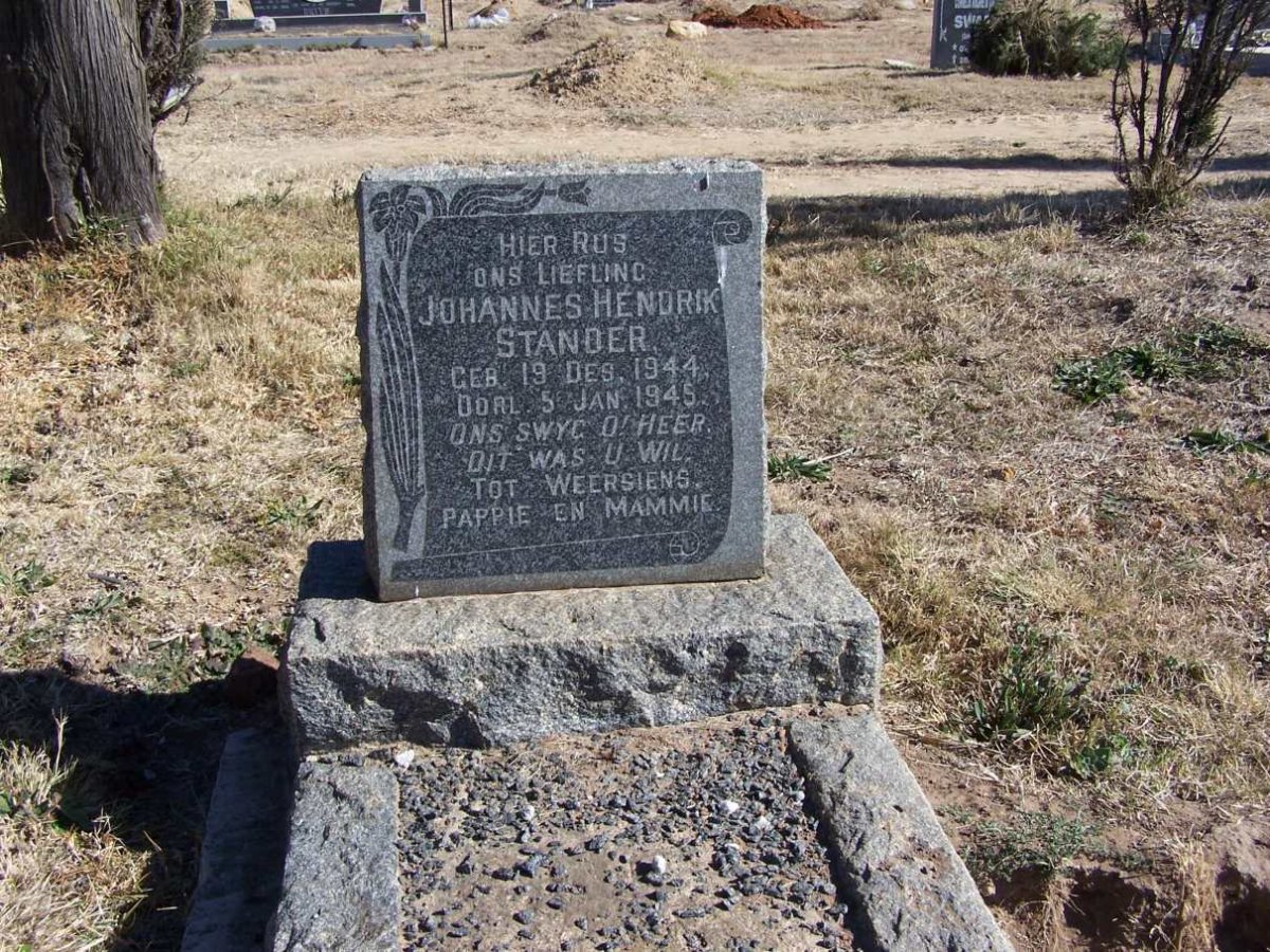STANDER Johannes Hendrik 1944-1945
