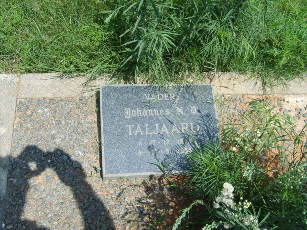 TALJAARD Johannes N.B. 18??-1955