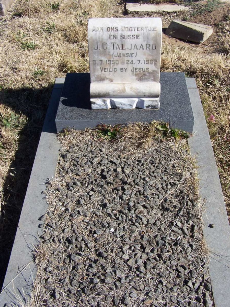 TALJAARD J.C. 1950-1962