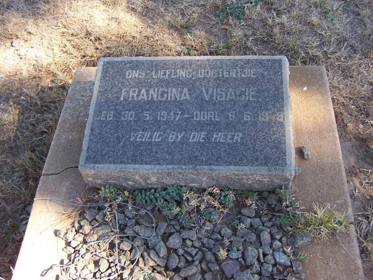 VISAGIE Francina 1947-1949