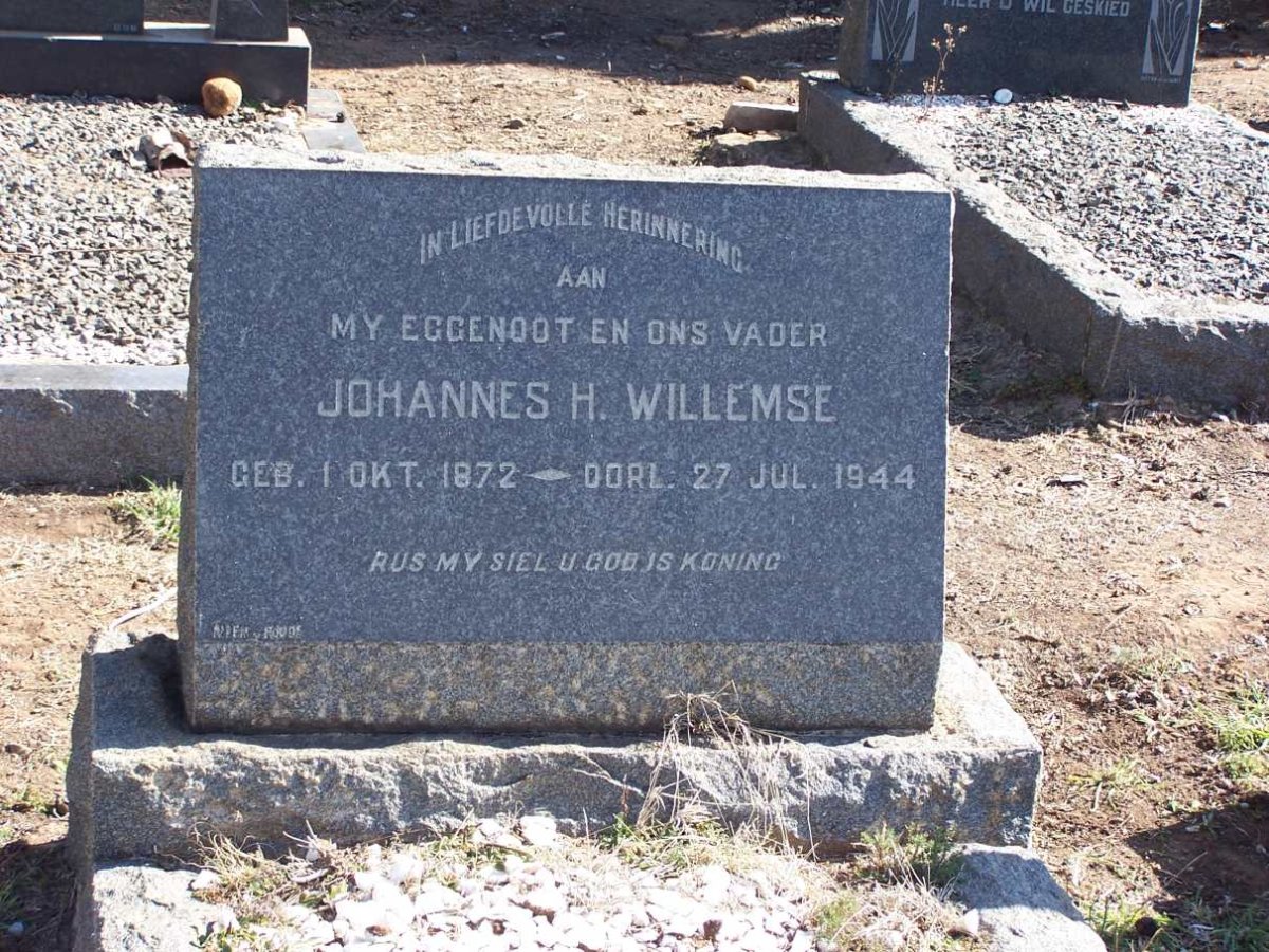 WILLEMSE Johannes H. 1872-1944