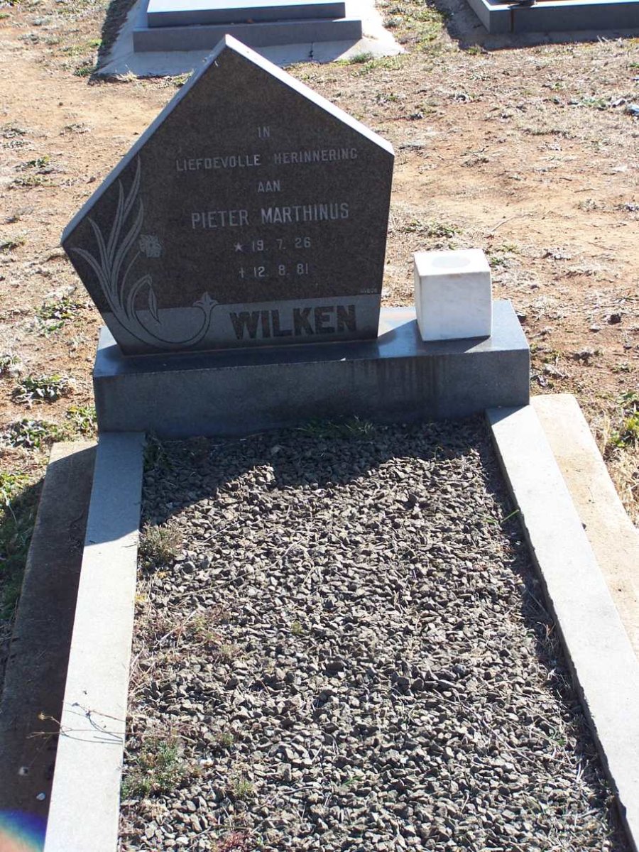 WILKEN Pieter Marthinus 1926-1981