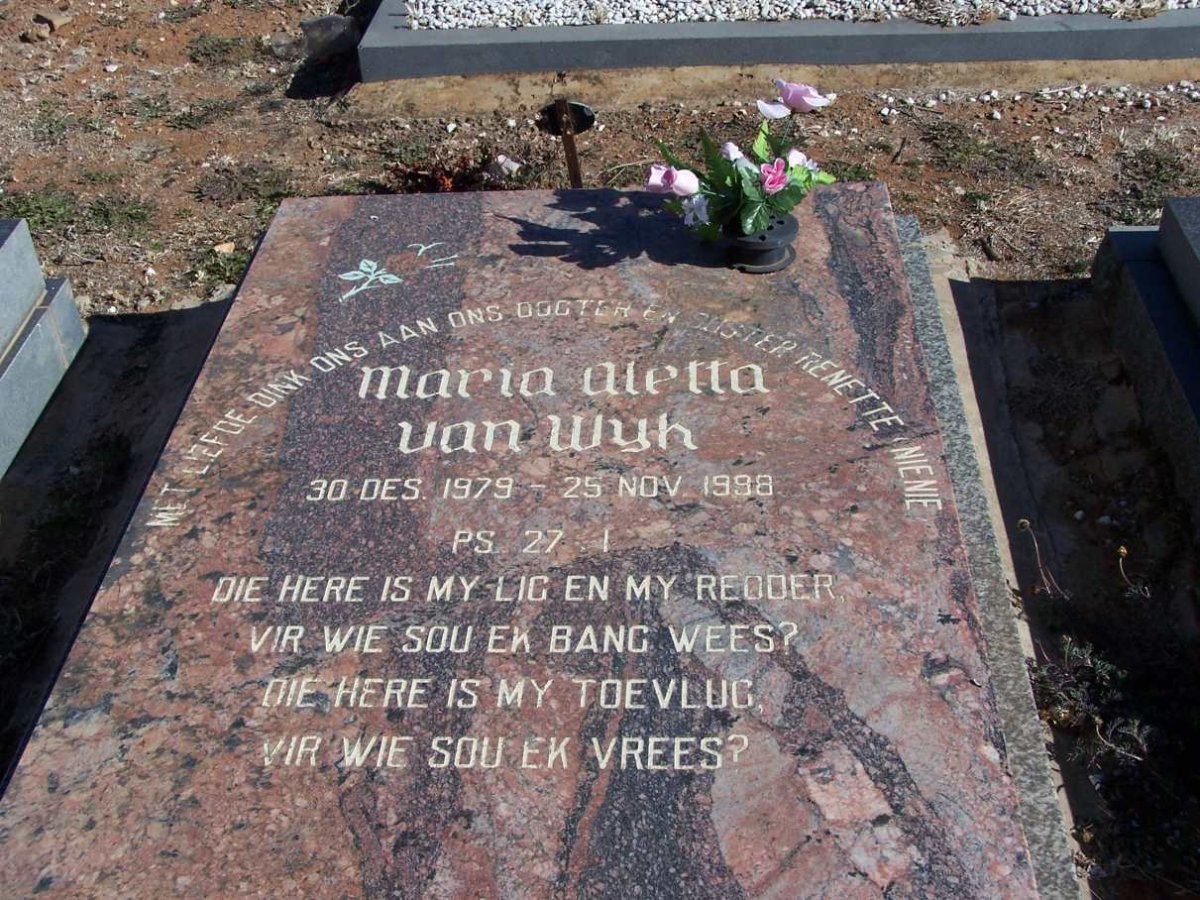 WYK Maria Aletta, van 1979-1998