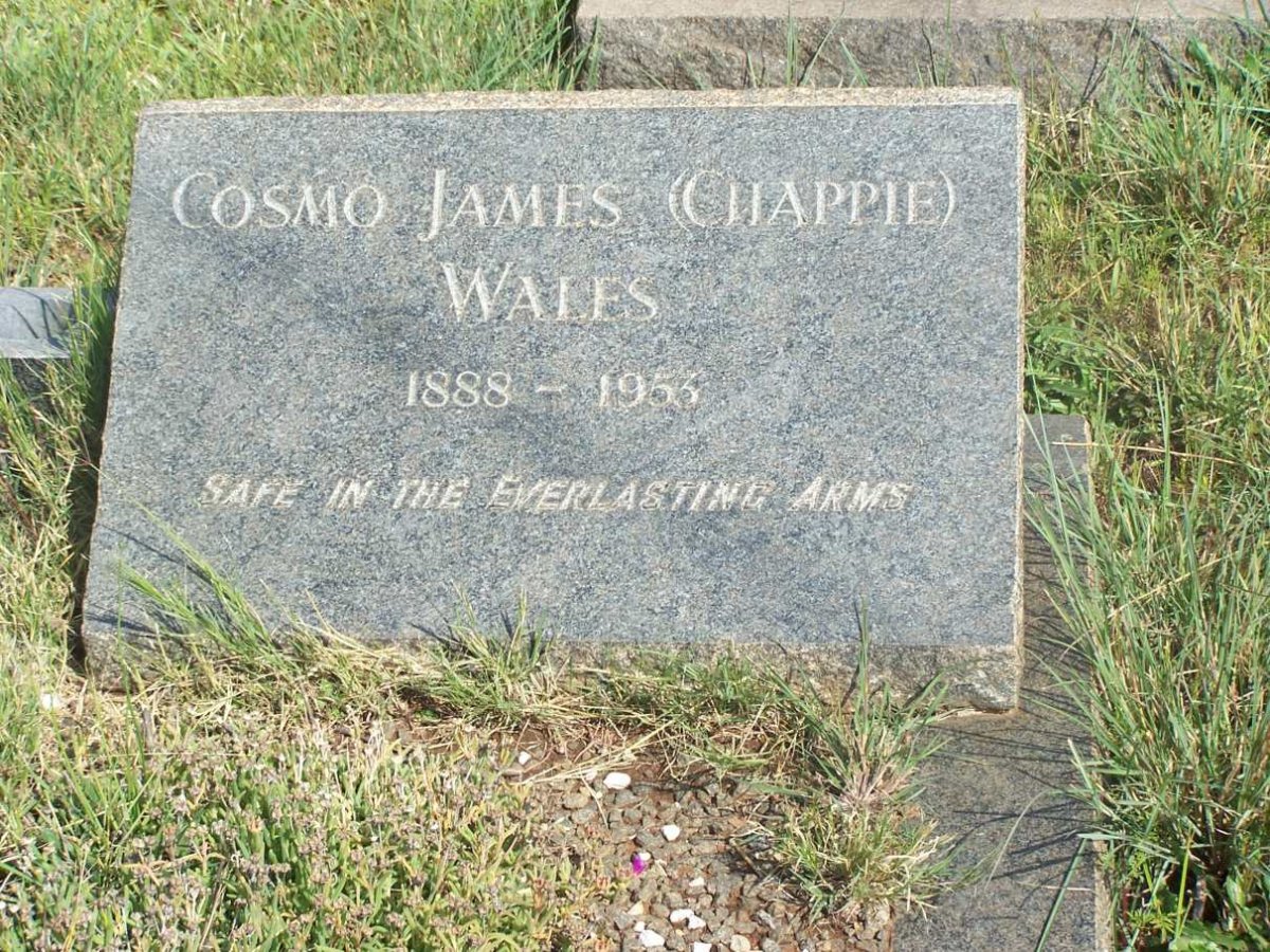 WALES Cosmos James 1888-1953