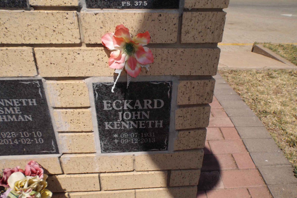 ECKARD John Kenneth 1931-2013
