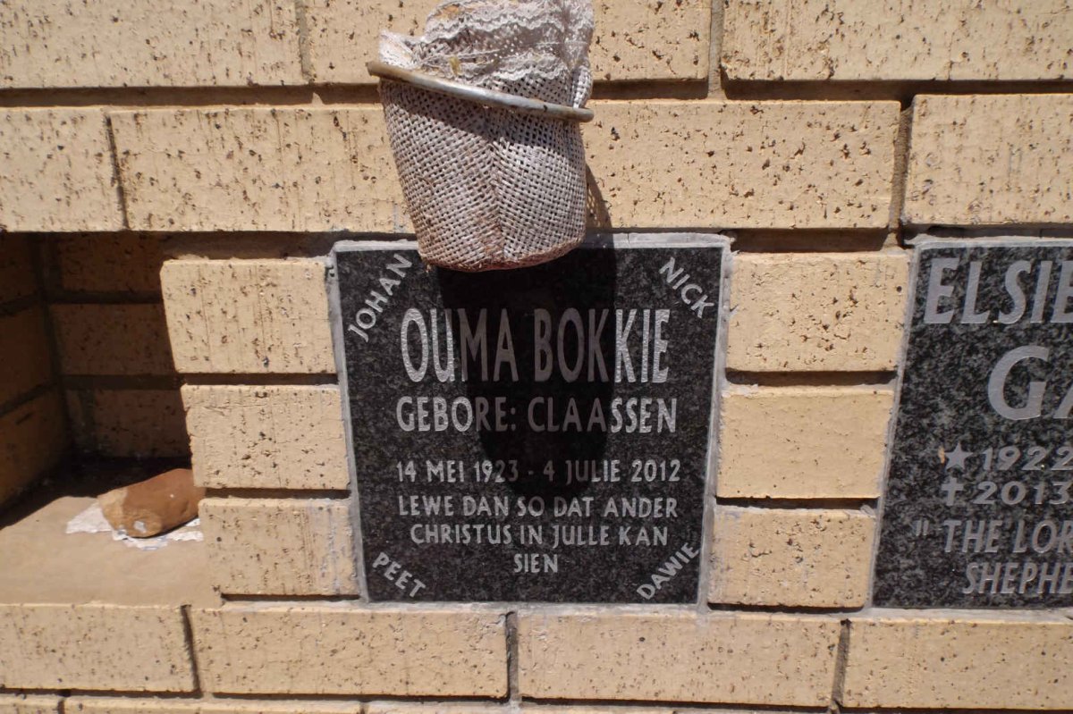 CLAASSEN 1923-2012