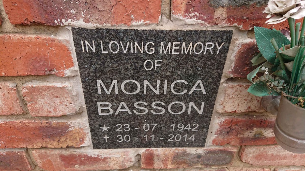 BASSON Monica 1942-2014