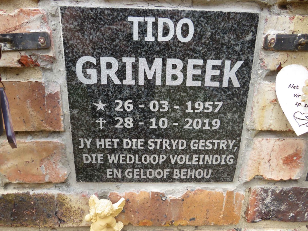 GRIMBEEK Tido 1957-2019