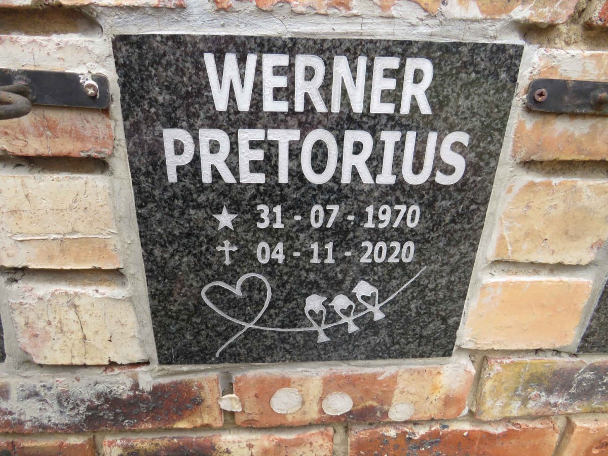 PRETORIUS Werner 1970-2020