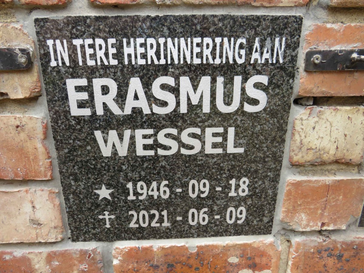 ERASMUS Wessel 1946-2021