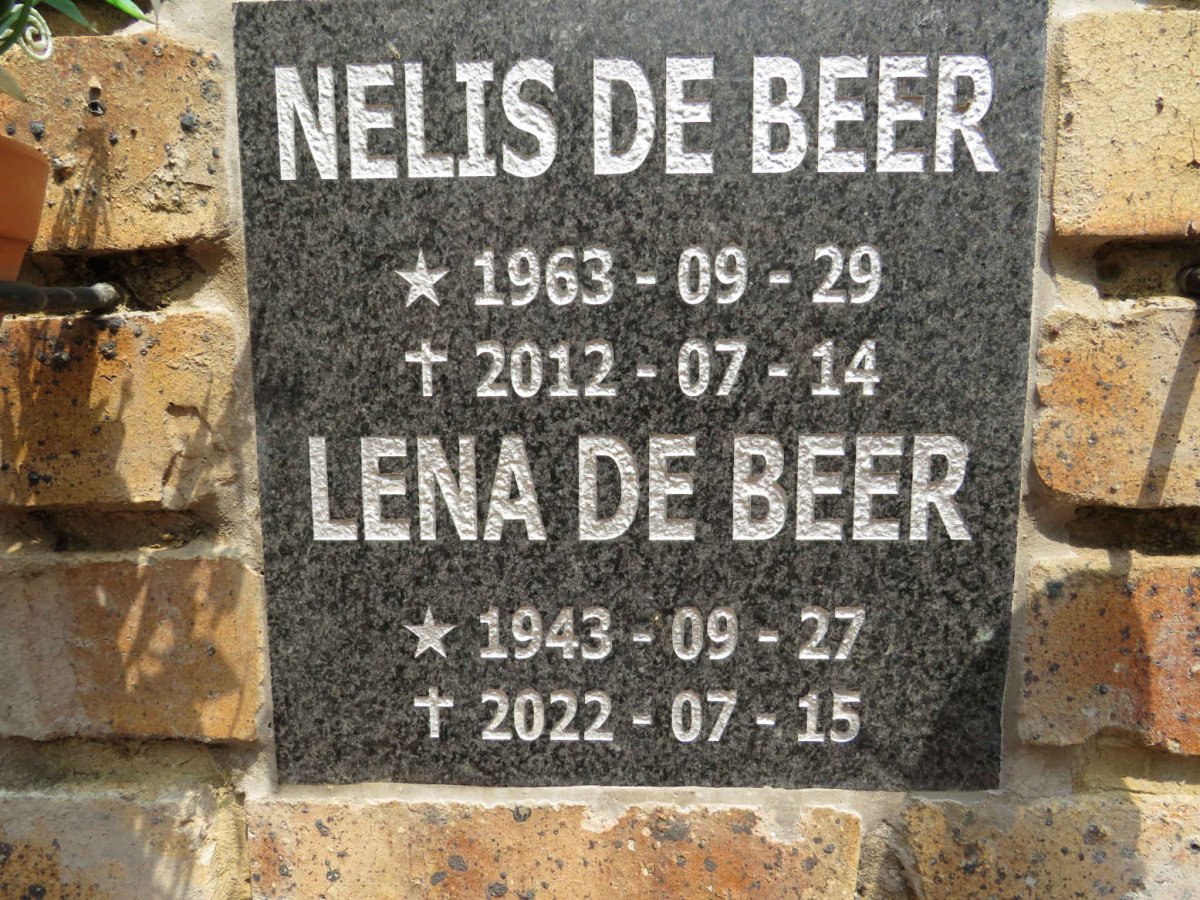 BEER Nelis, de 1963-2012 & Lena 1943-2022