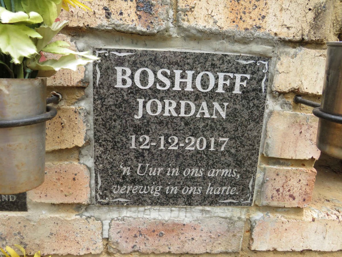 BOSHOFF Jordan -2017
