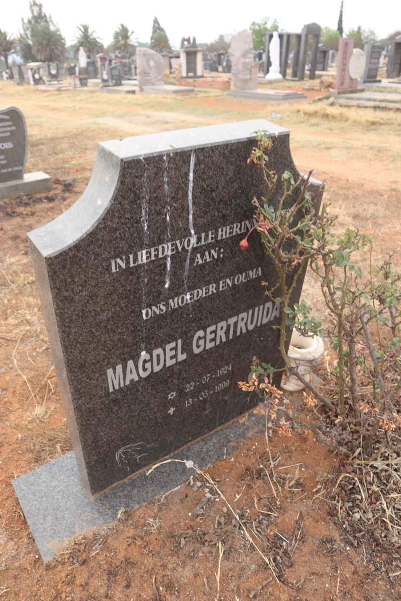 ? Magdel Gertruida 1924-1999