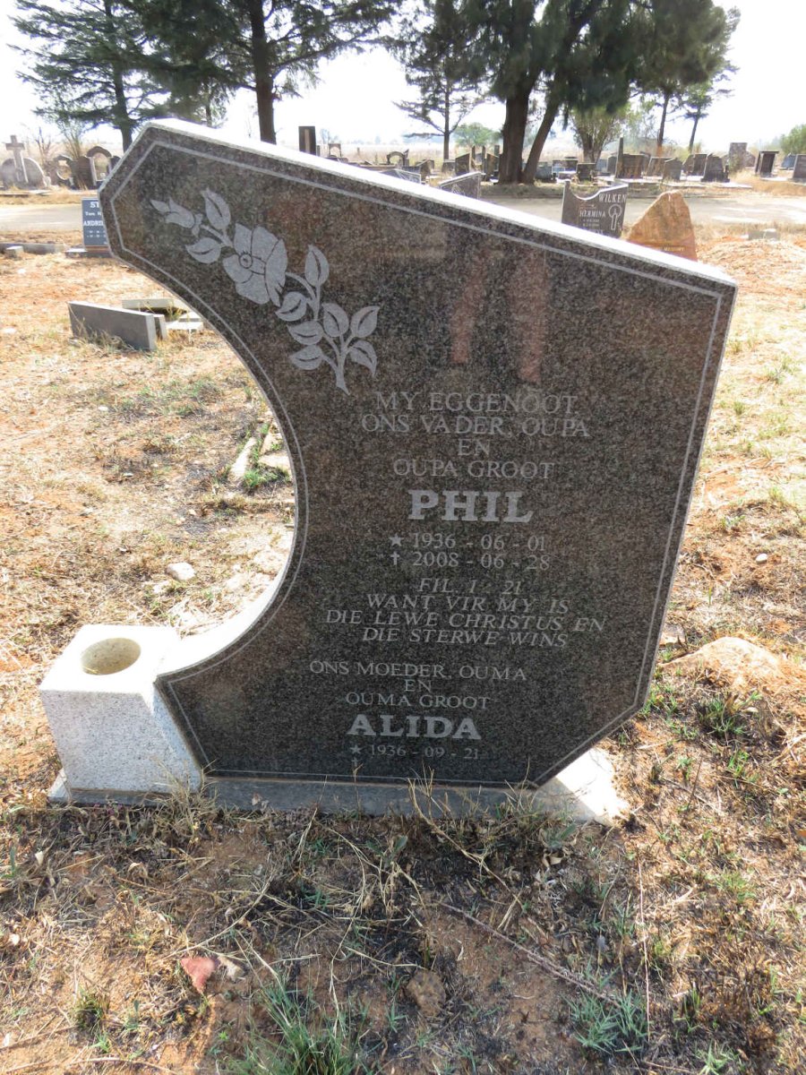 ? Phil 1936-2008 & Alida 1936-