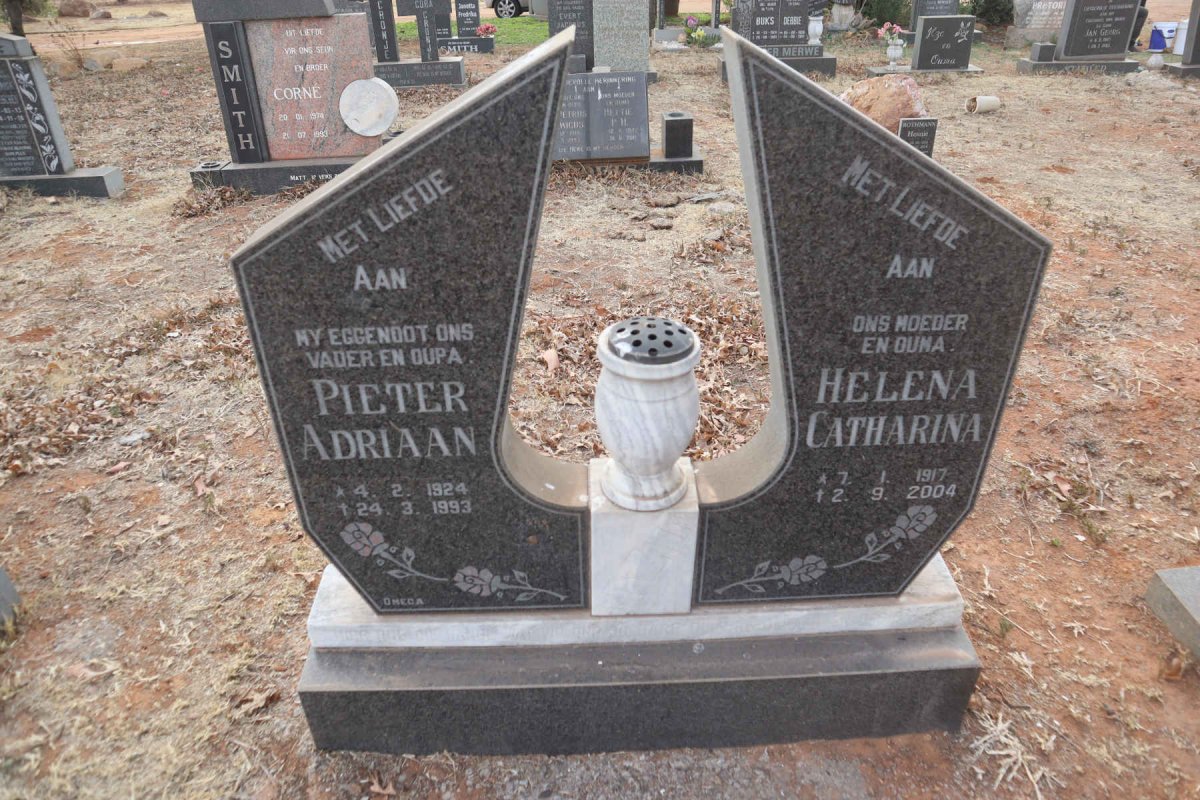 ? Pieter Adriaan 1924-1993 & Helena Catharina 1917-2004