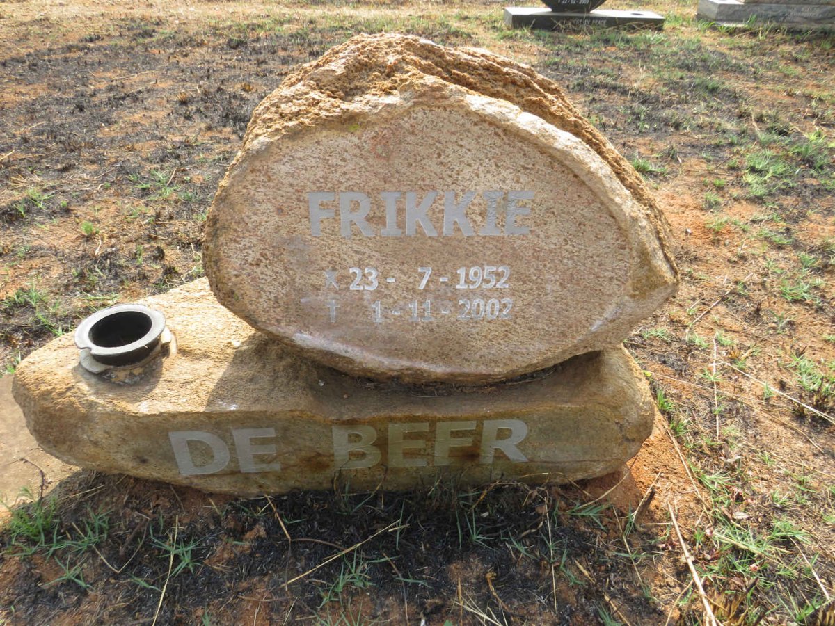 BEER Frikkie, de 1952-2002