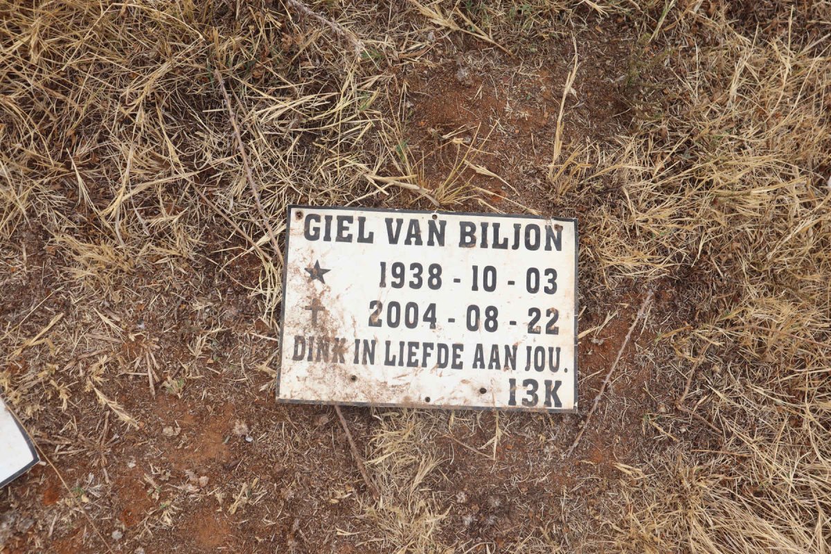 BILJON Giel, van 1938-2004