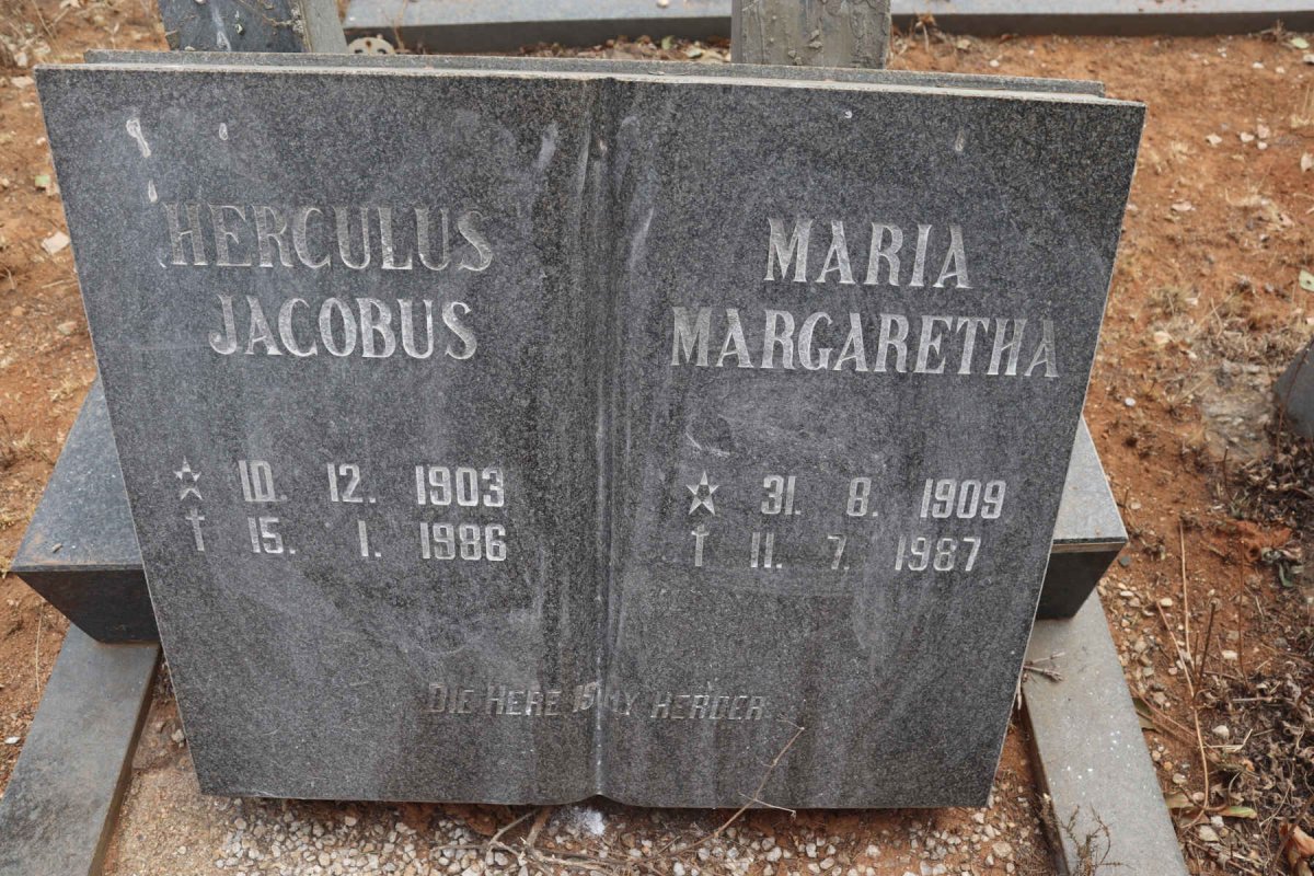 BOSHOFF Herculus Jacobus 1903-1986 & Maria Margaretha 1909-1987 _2