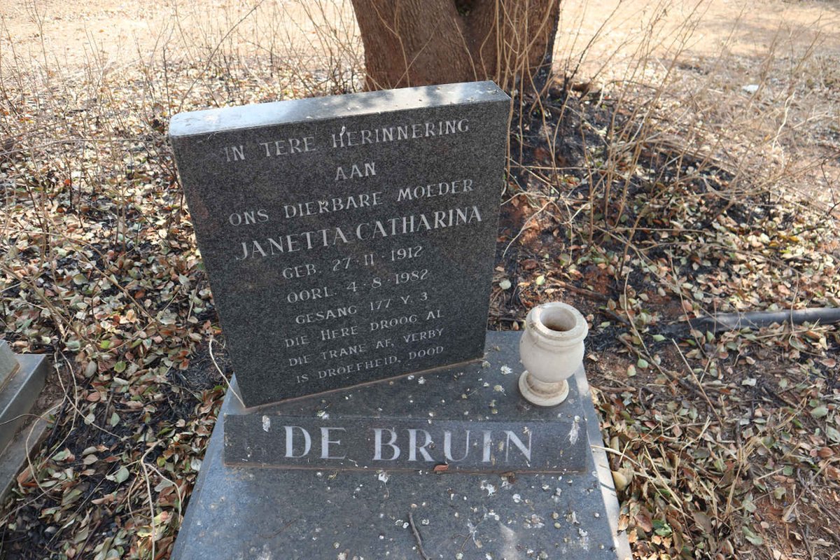 BRUIN Janetta Catharina, de 1912-1982