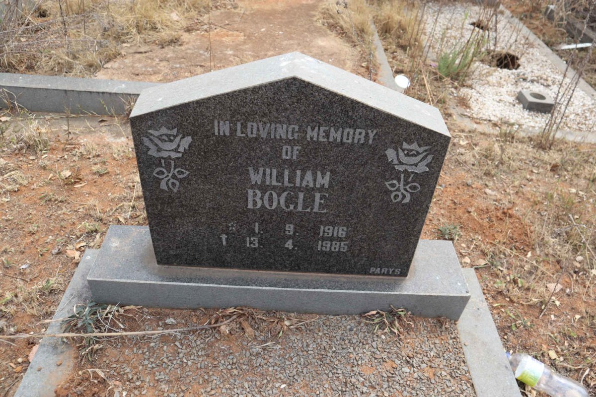 BOGLE William 1916-1985