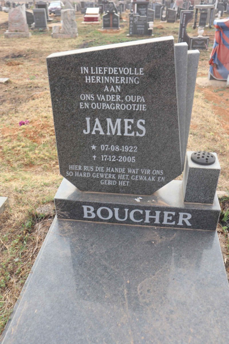 BOUCHER James 1922-2005