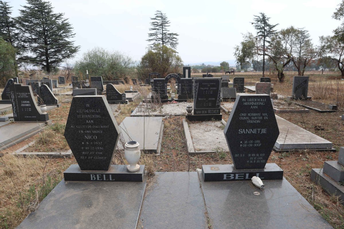 BELL Nico 1932-1981 & Sannetjie 1935-2007