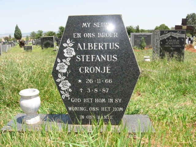 CRONJÉ Albertus Stefanus 1966-1987