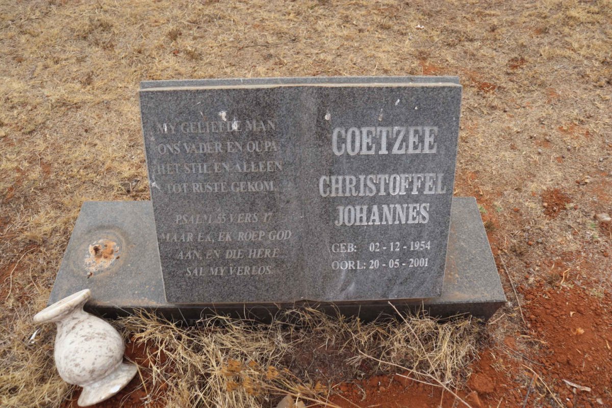 COETZEE Christoffel Johannes 1954-2001