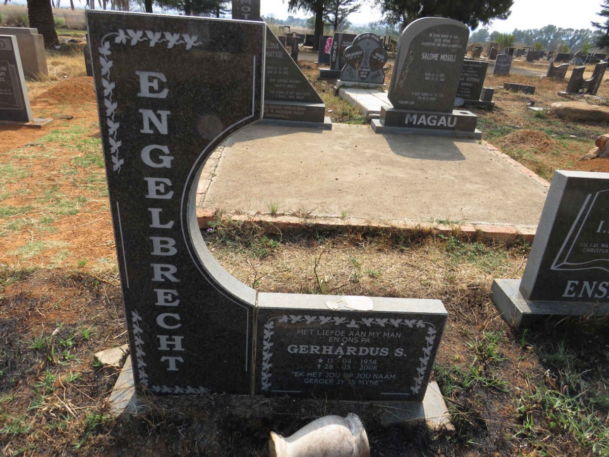 ENGELBRECHT Gerhardus 1958-2008