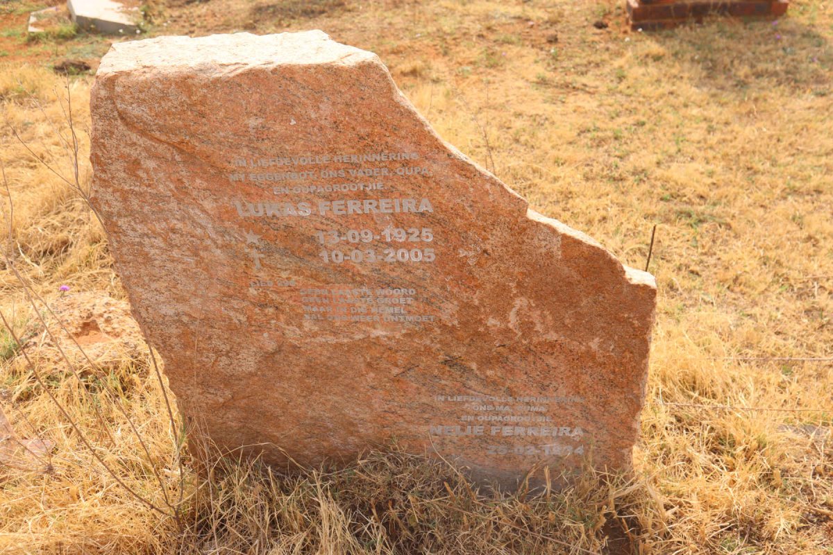 FERREIRA Lukas 1925-2005 & Nellie 1934-