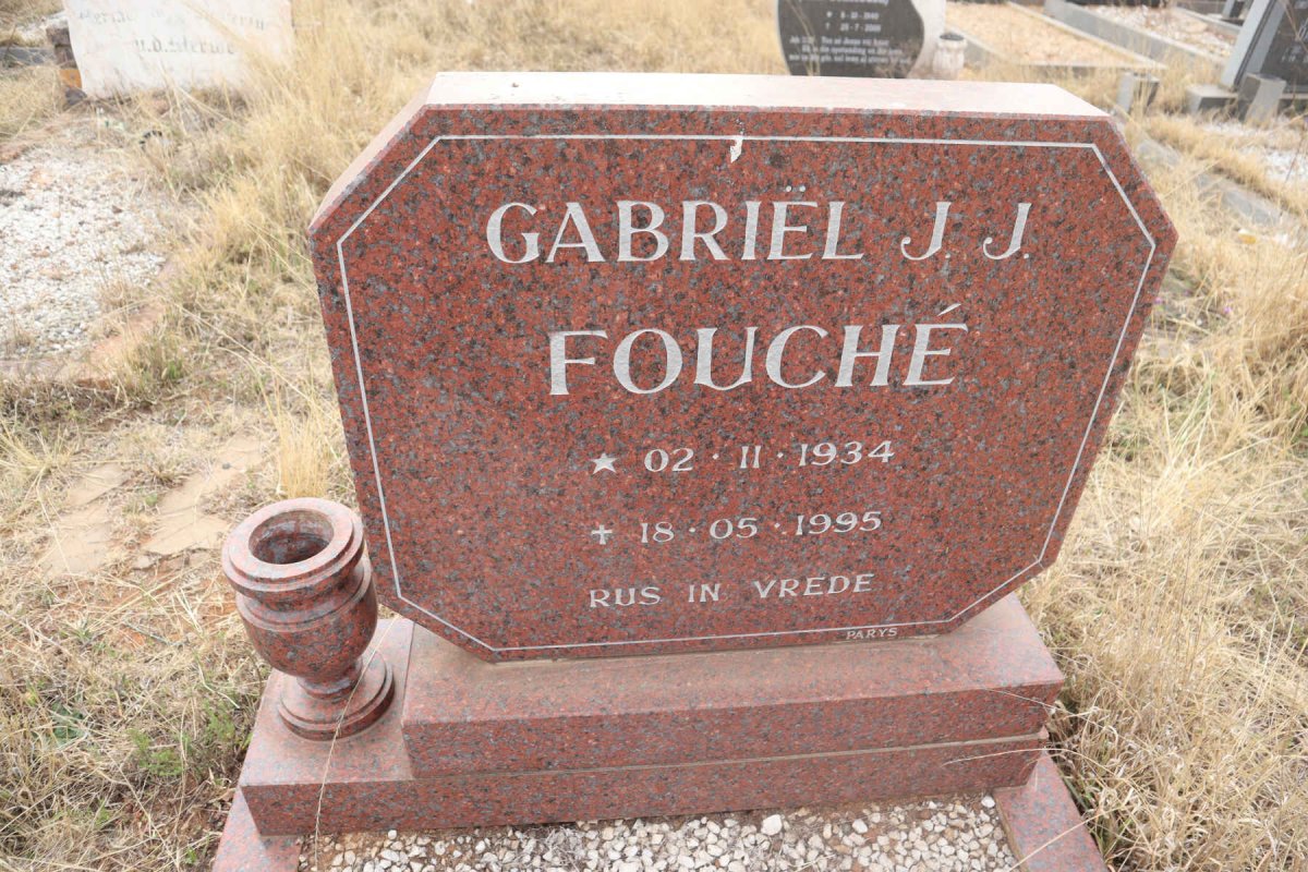 FOUCHE Gabriel J.J. 1934-1995