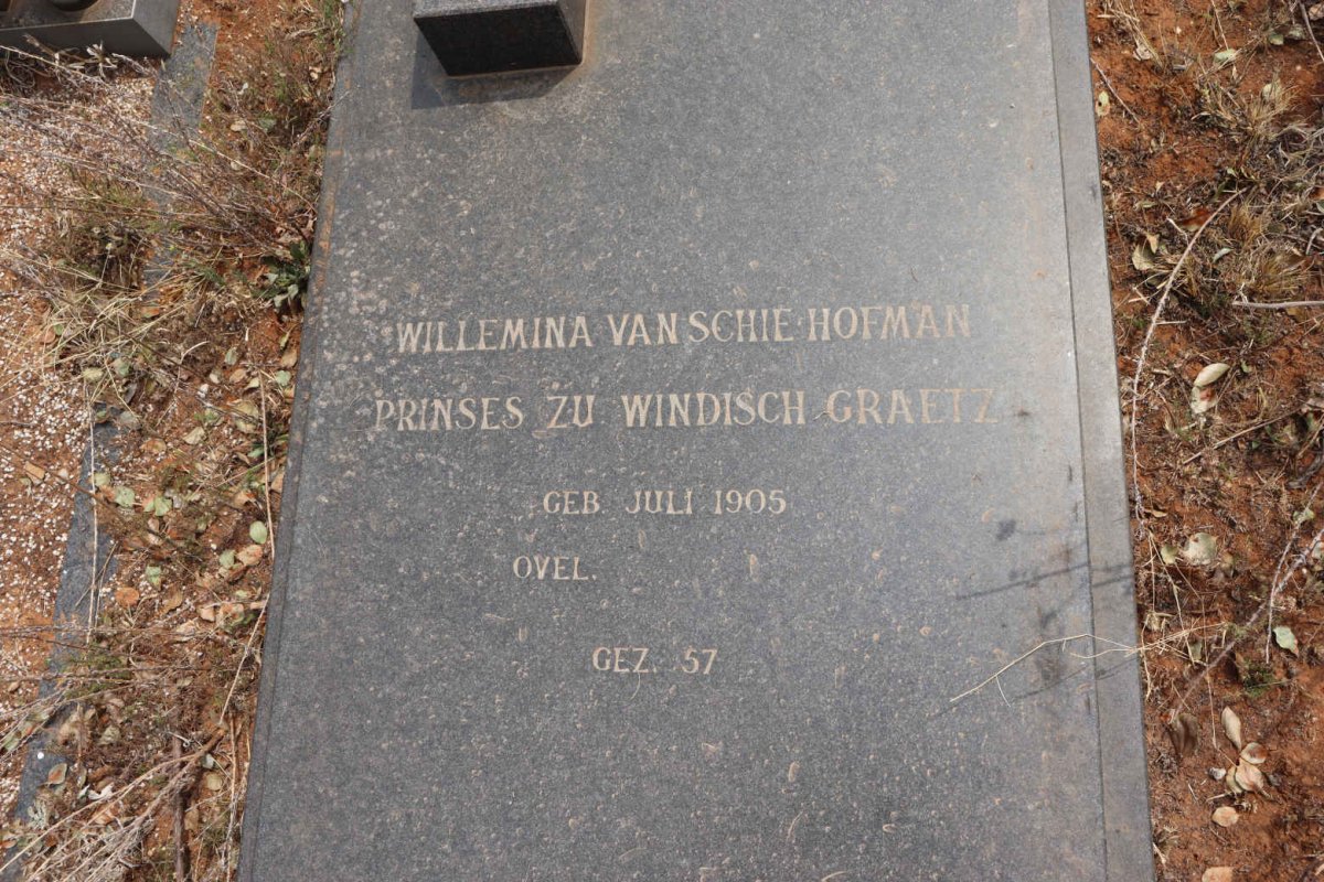 HOFMAN Willemina, VAN SHIE 1905-
