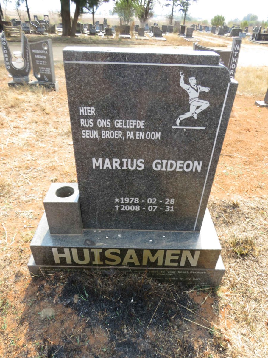 HUISAMEN Marius Gideon 1978-2008