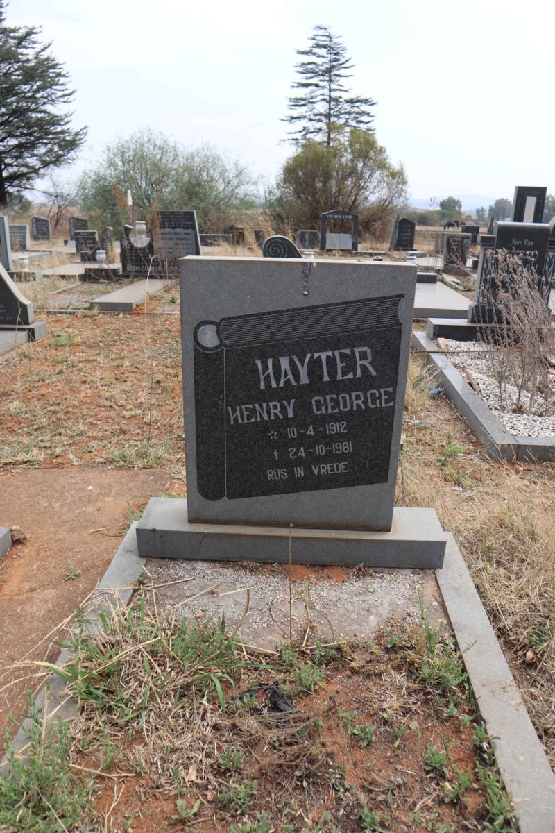 HAYTER Henry George 1912-1981