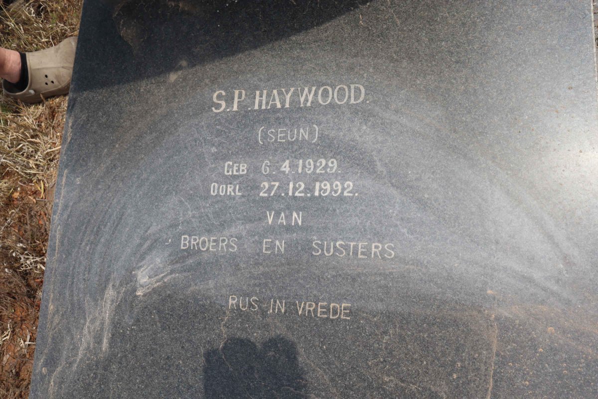 HAYWOOD Philippina Wilhelmina Magdalena 1895-1983 :: HAYWOOD S.P. 1929-1992 _2