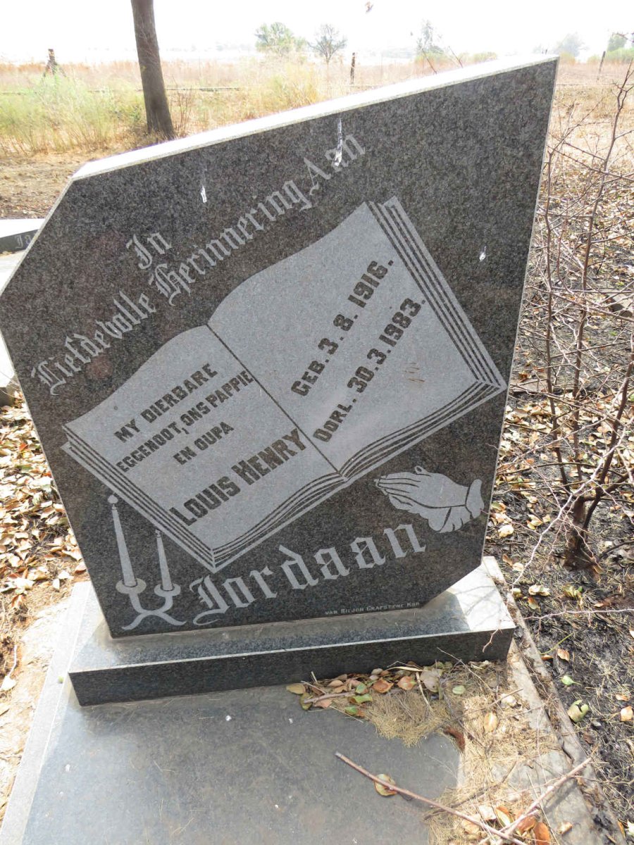 JORDAAN Louis Henry 1916-1983