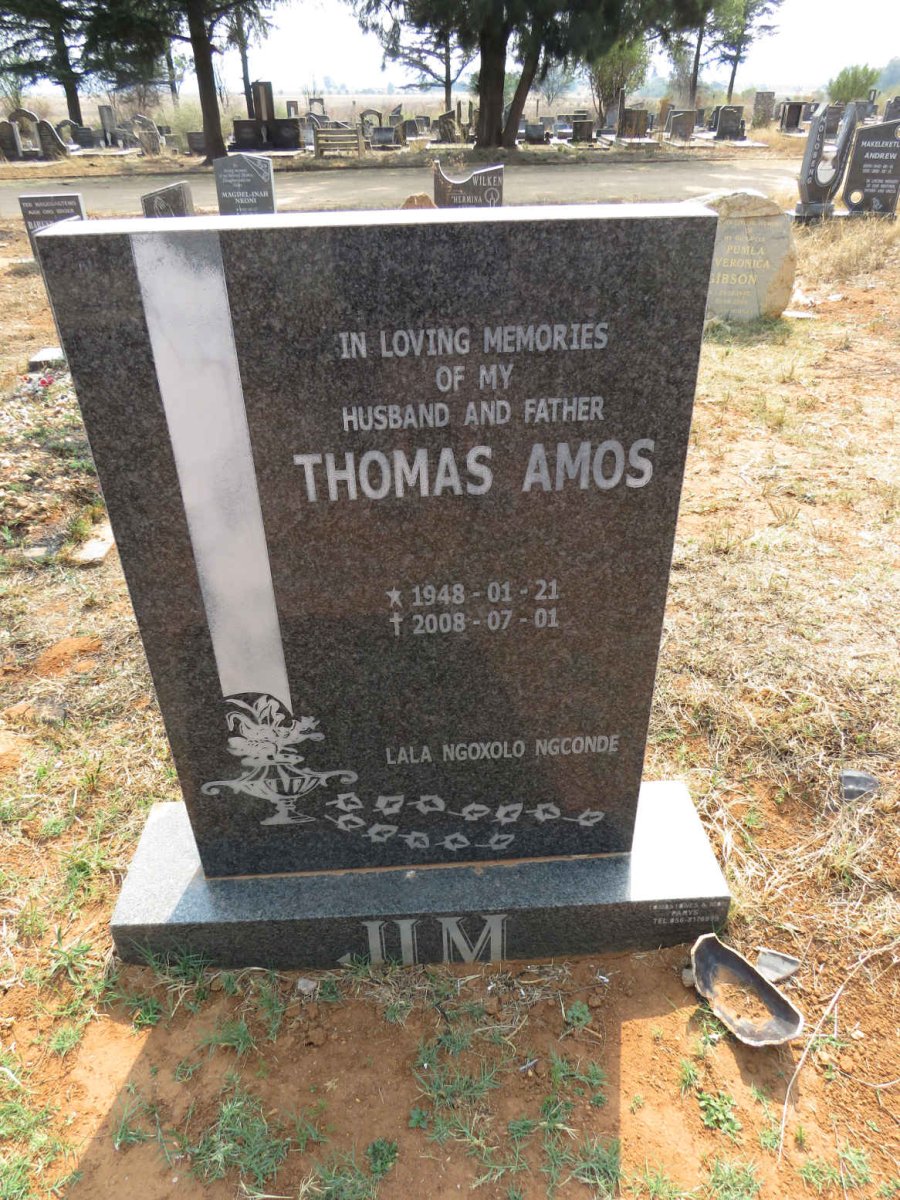 JIM Thomas Amos 1948-2008