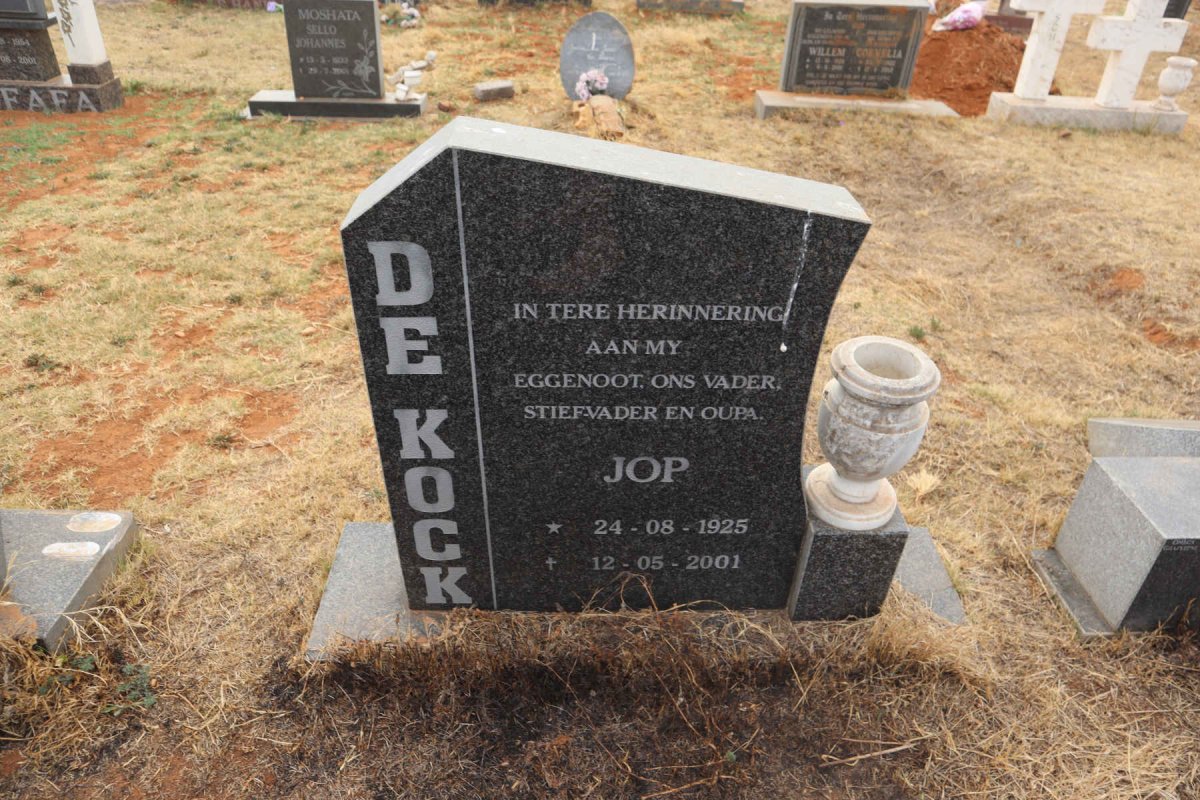 KOCK Jop, de 1925-2001