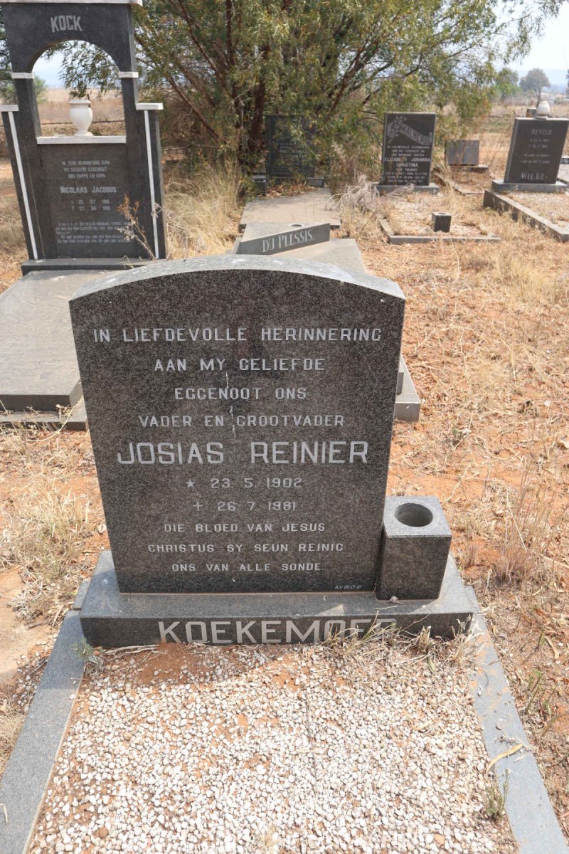 KOEKEMOER Josias Reinier 1902-1981