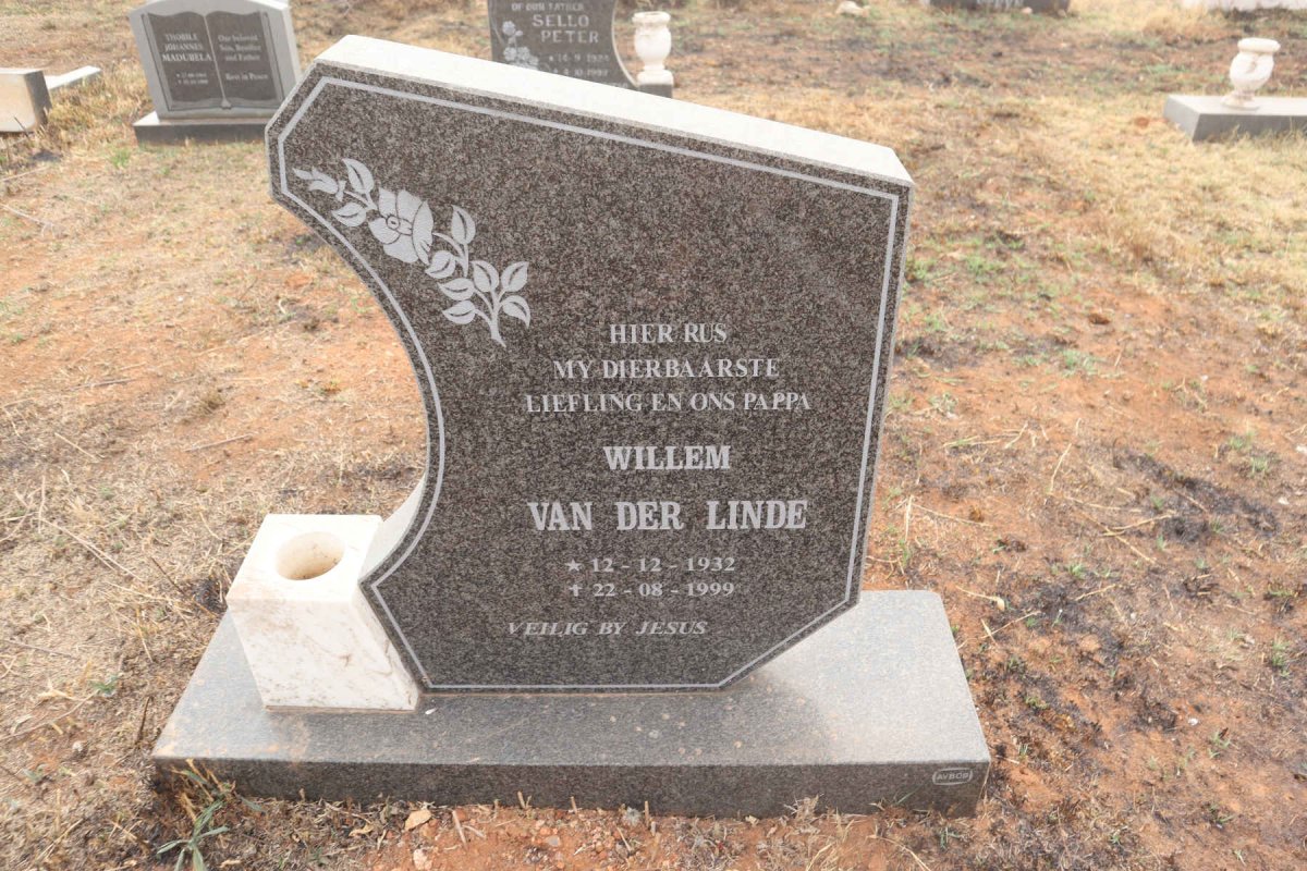 LINDE Willem, van der 1932-1999