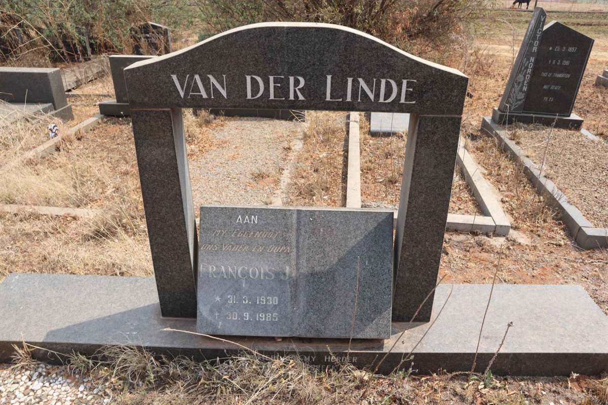 LINDE Francois J., van der 1930-1985