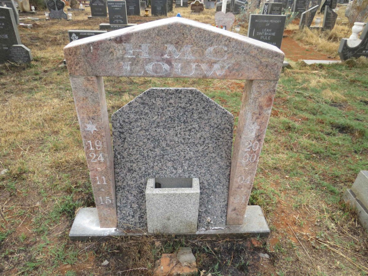 LOUW H.M.C. 1924-2000
