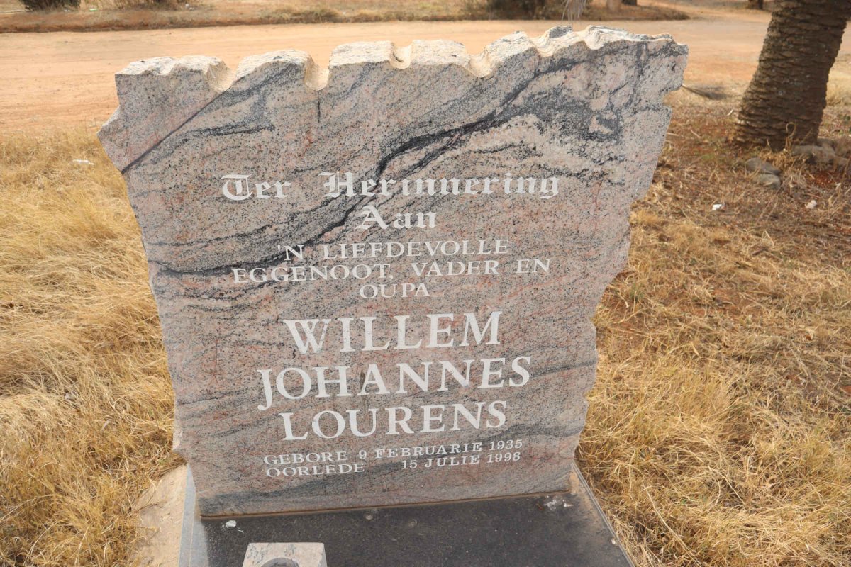 LOURENS Willem Johannes 1935-1998