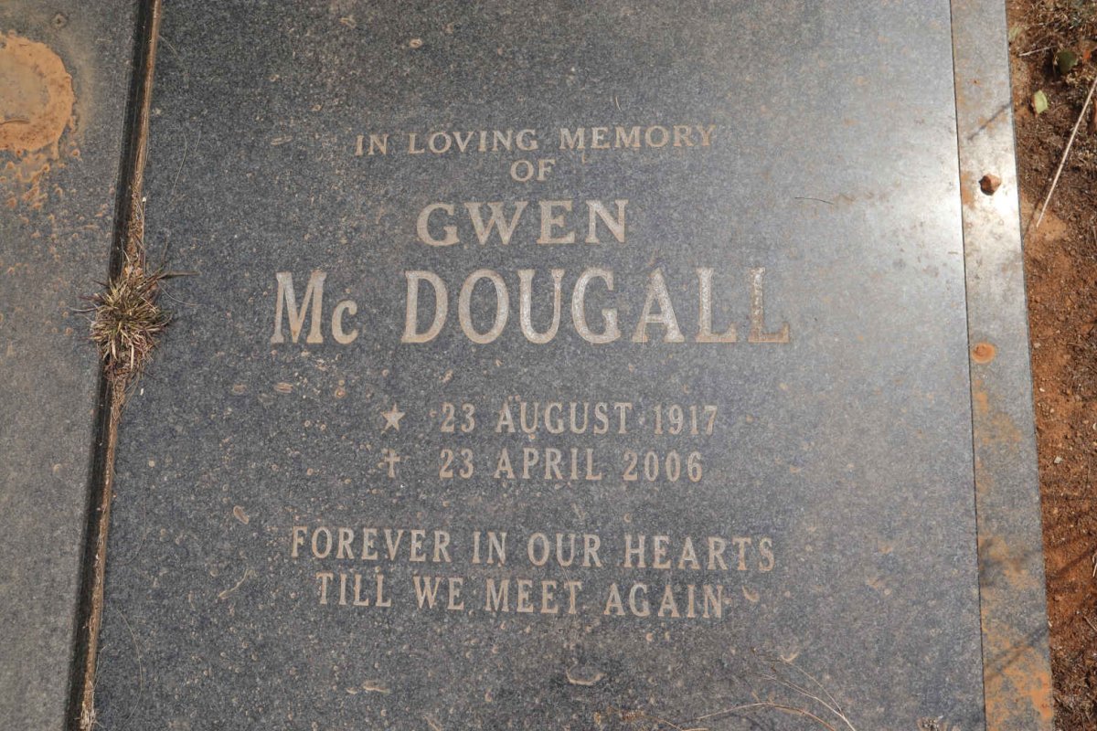 MCDOUGALL Gwen 1917-2006