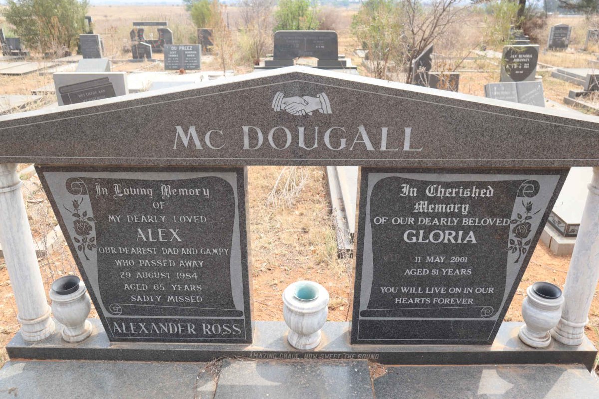 MCDOUGALL Alex -1984 & Gloria -2001