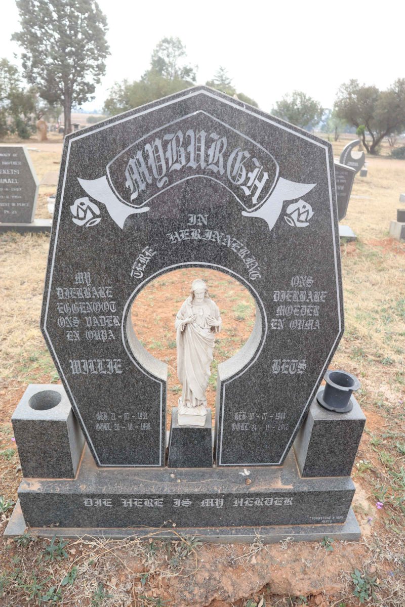 MYBURGH Willie 1933-1999 & Beus 1944-2012