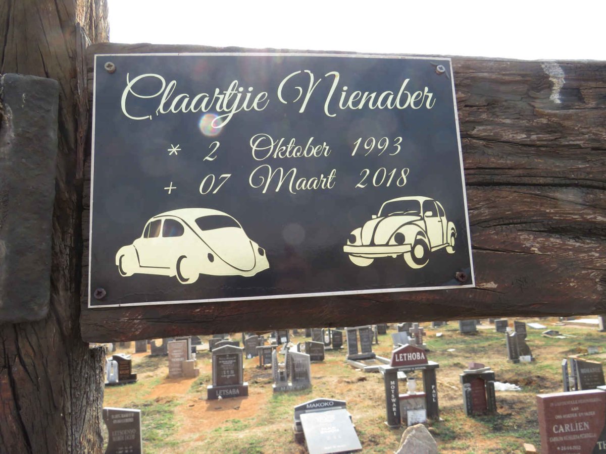 NIENABER Claartjie 1993-2018 :: ? Christiaan J. 1958-2007 & Aletta Jacoba 1965-_3
