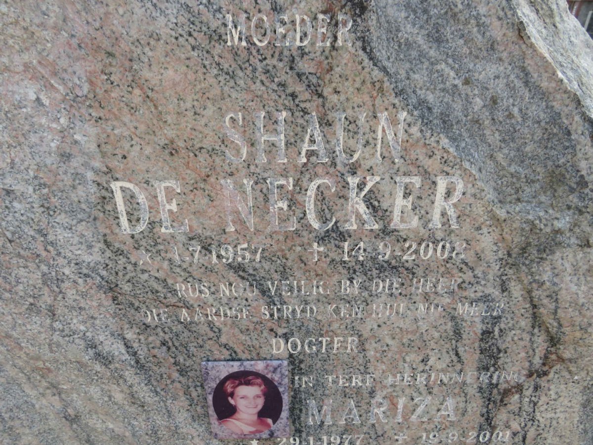 NECKER Shaun, de 1957-2008 :: DE NECKER Mariza 1977-2001_1