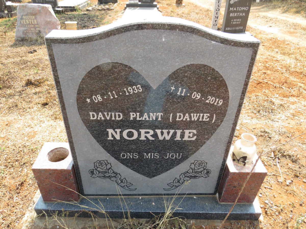 NORWIE David Plant 1933-2019