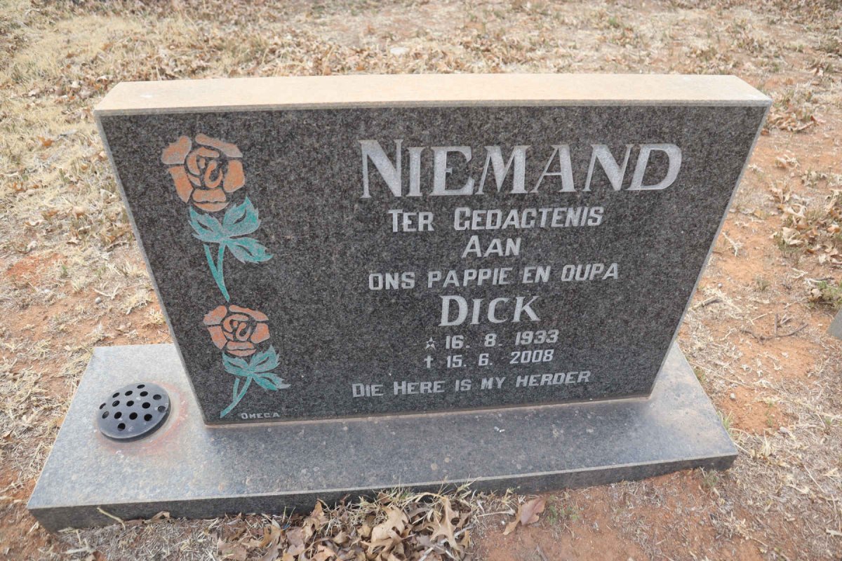 NIEMAND Dick 1933-2008